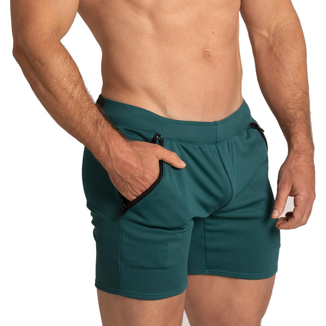 TRAINING GREEN SHORT - Gigo Underwear & MensWear