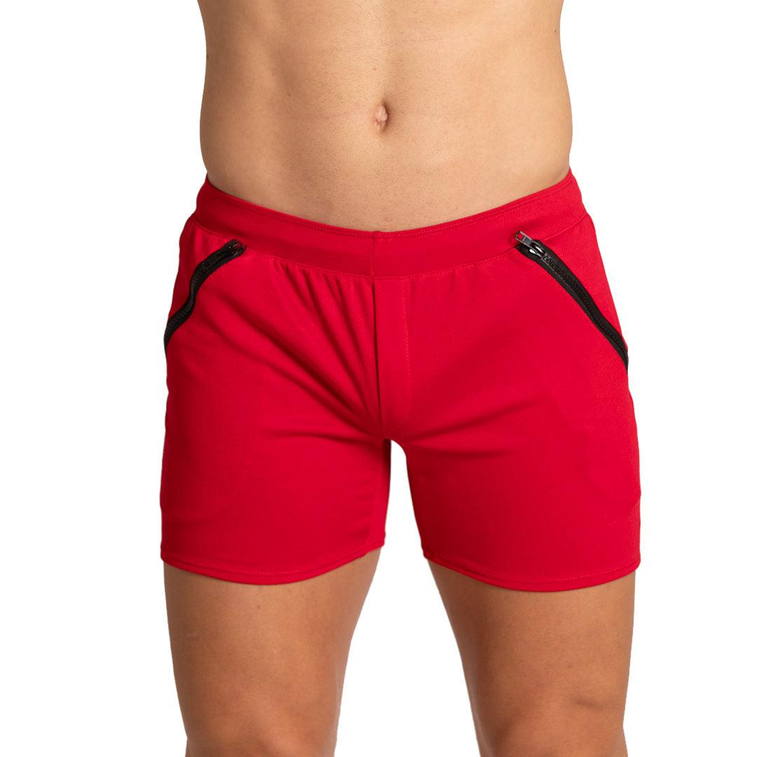 TRAINING RED SHORT - Gigo Underwear & MensWear