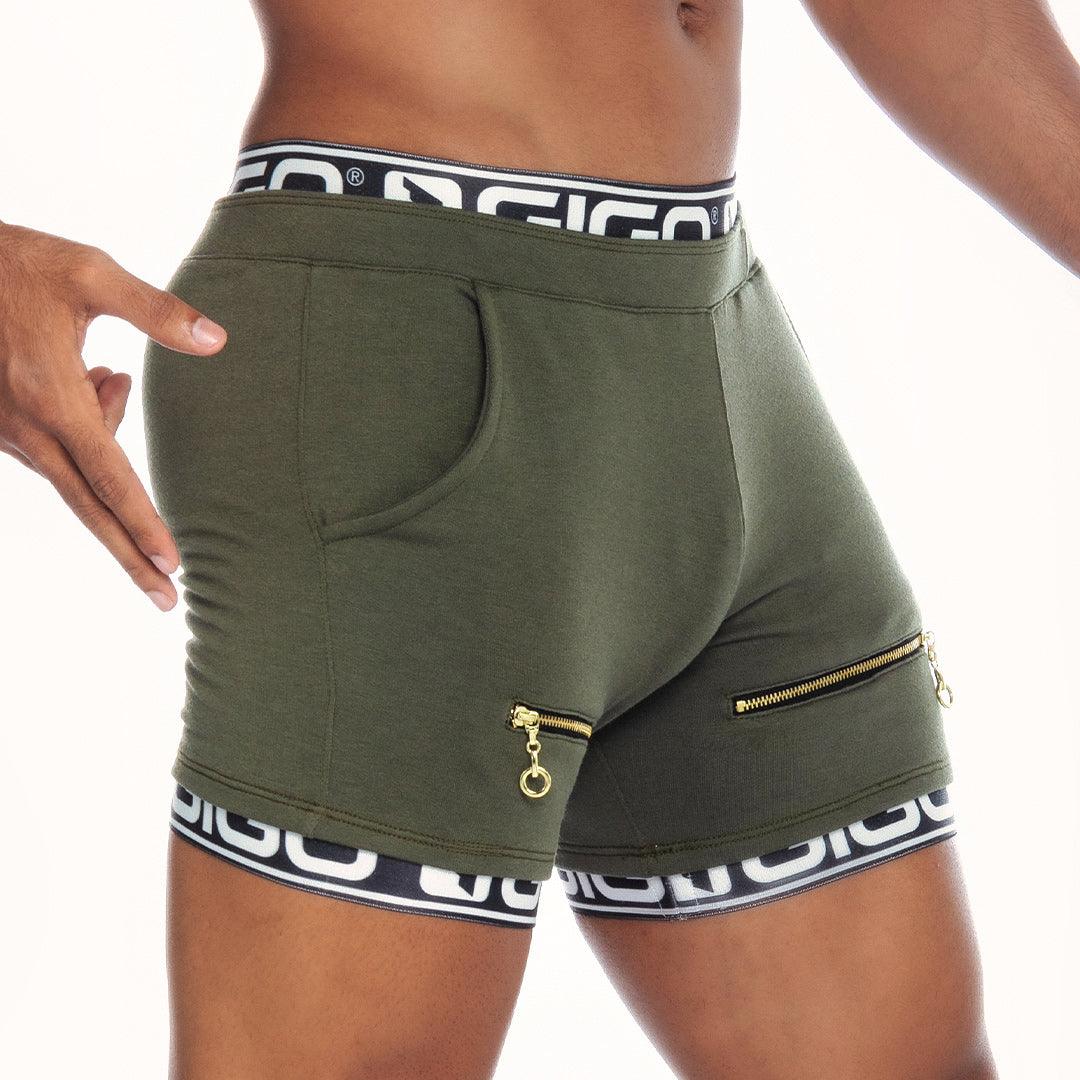 TROPIXX GREEN SHORT - Gigo Underwear & MensWear