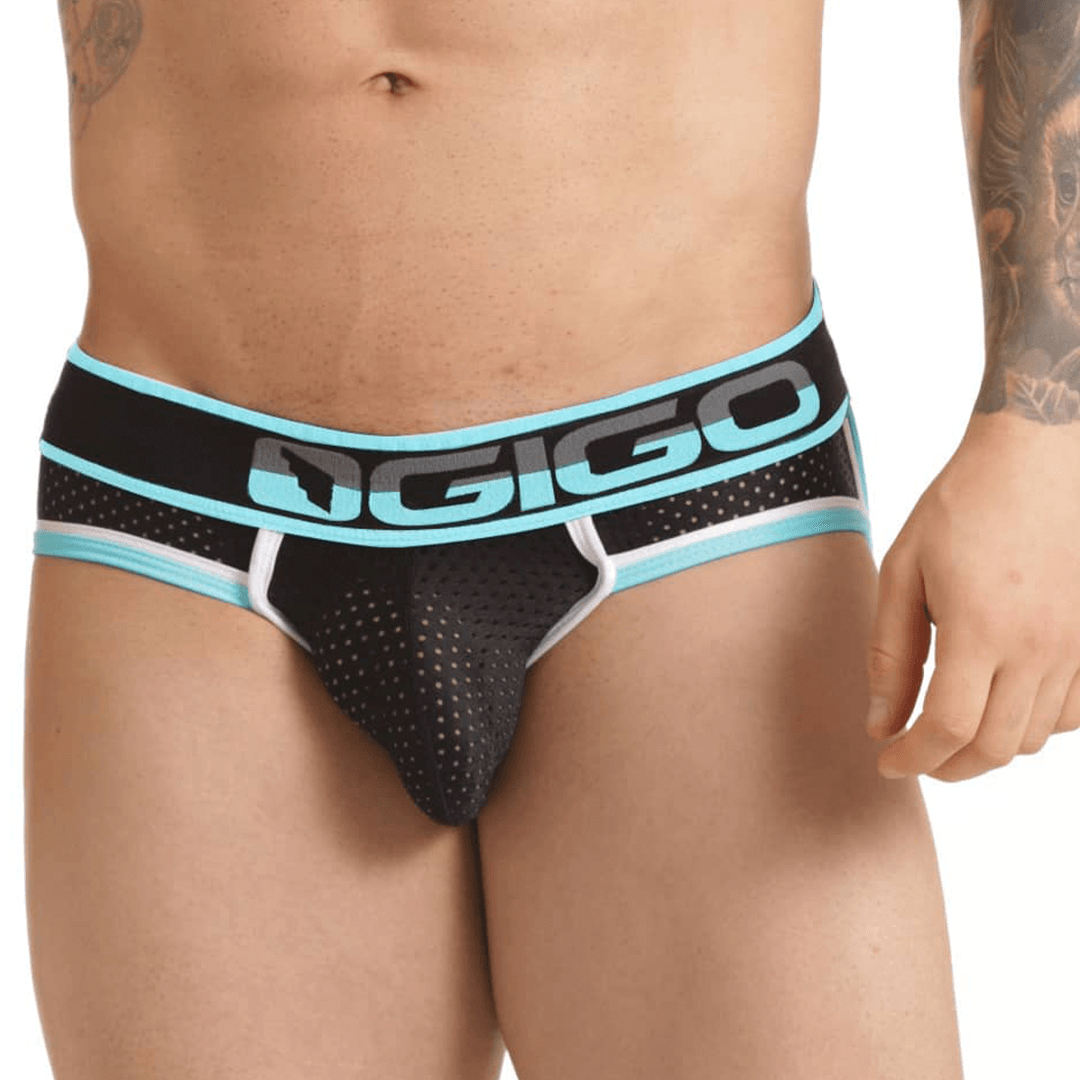 VERSATIL BLUE BRIEF JOCKSTRAP - Gigo Underwear & MensWear
