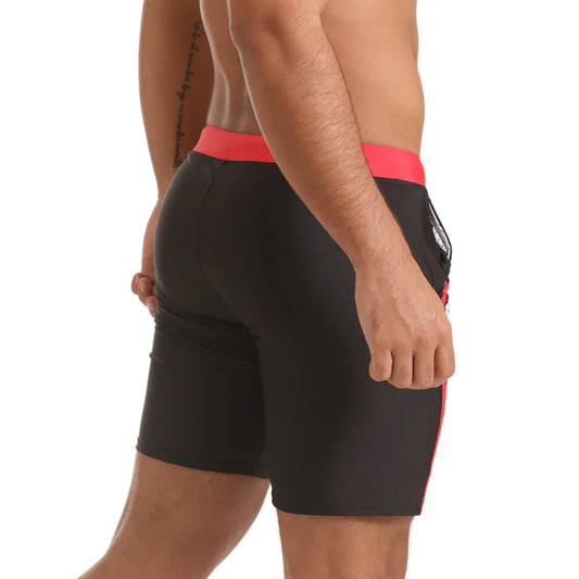 Versatil Red Beachwear front view by Gigo Underwear