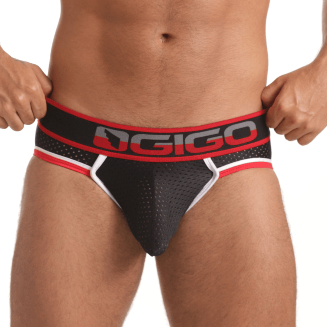 VERSATIL RED BRIEF JOCKSTRAP - Gigo Underwear & MensWear