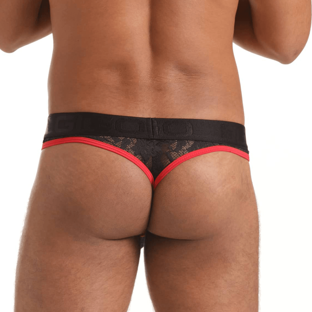 VIBRANT BLACK BRIEF GSTRING - Gigo Underwear & MensWear