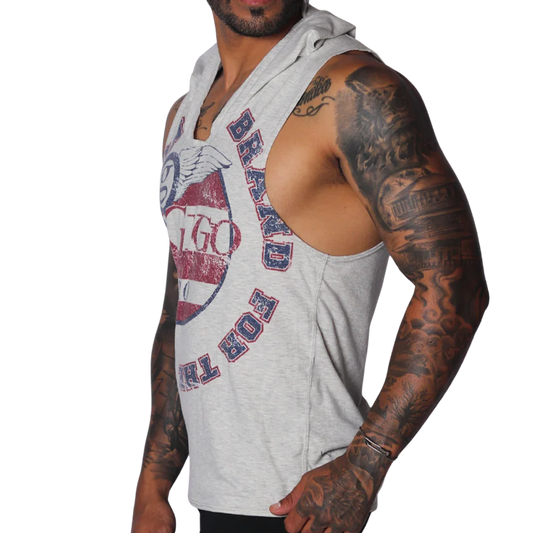 Wings Hoody Tshirt front view by Gigo Underwear