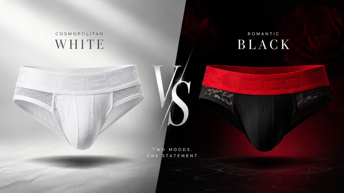 Gigo Underwear fashion jockstrap in fuchsia with branded waistband, supportive pouch and modern strap design for a sports versus fashion jockstrap comparison.