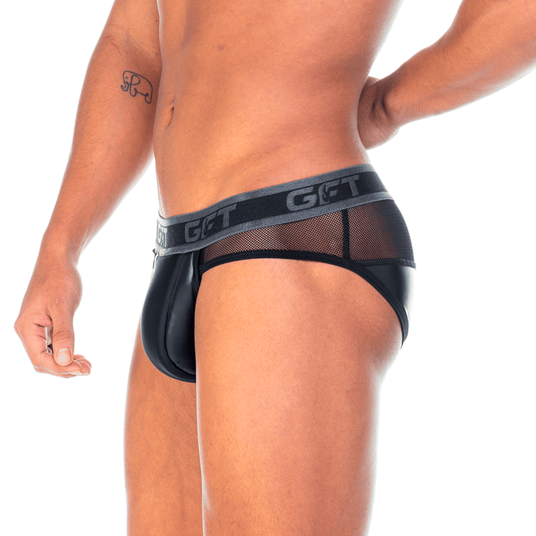 2 FETICHE BLACK BRIEF - Gigo Underwear & MensWear