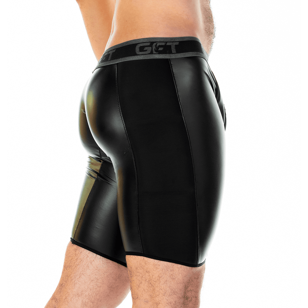 2 FETICHE BLACK ZIPPER TRUNK LONG - Gigo Underwear & MensWear