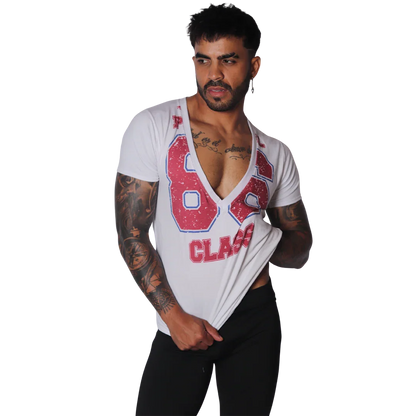86 Tshirt on model by Gigo Underwear