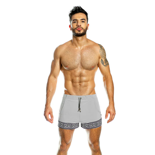 Arabesque Gray Beachwear by Gigo Underwear