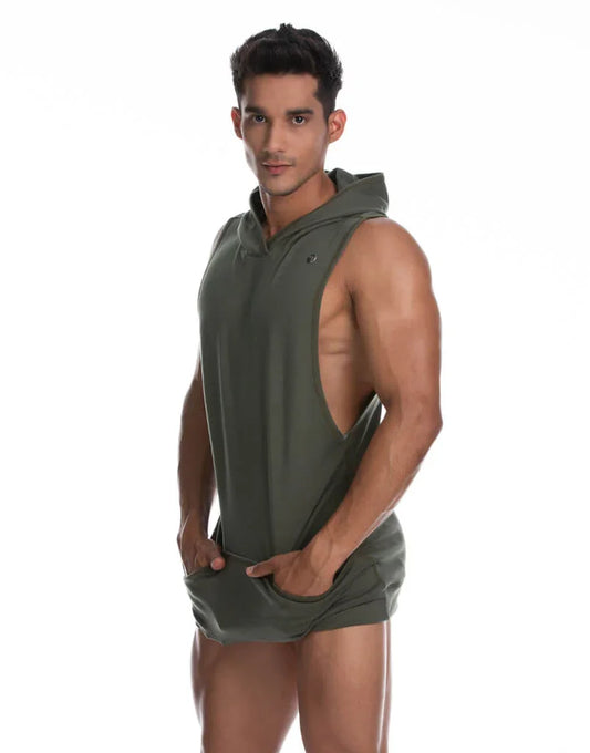 Atleta Green Hoody Tshirt by Gigo Underwear