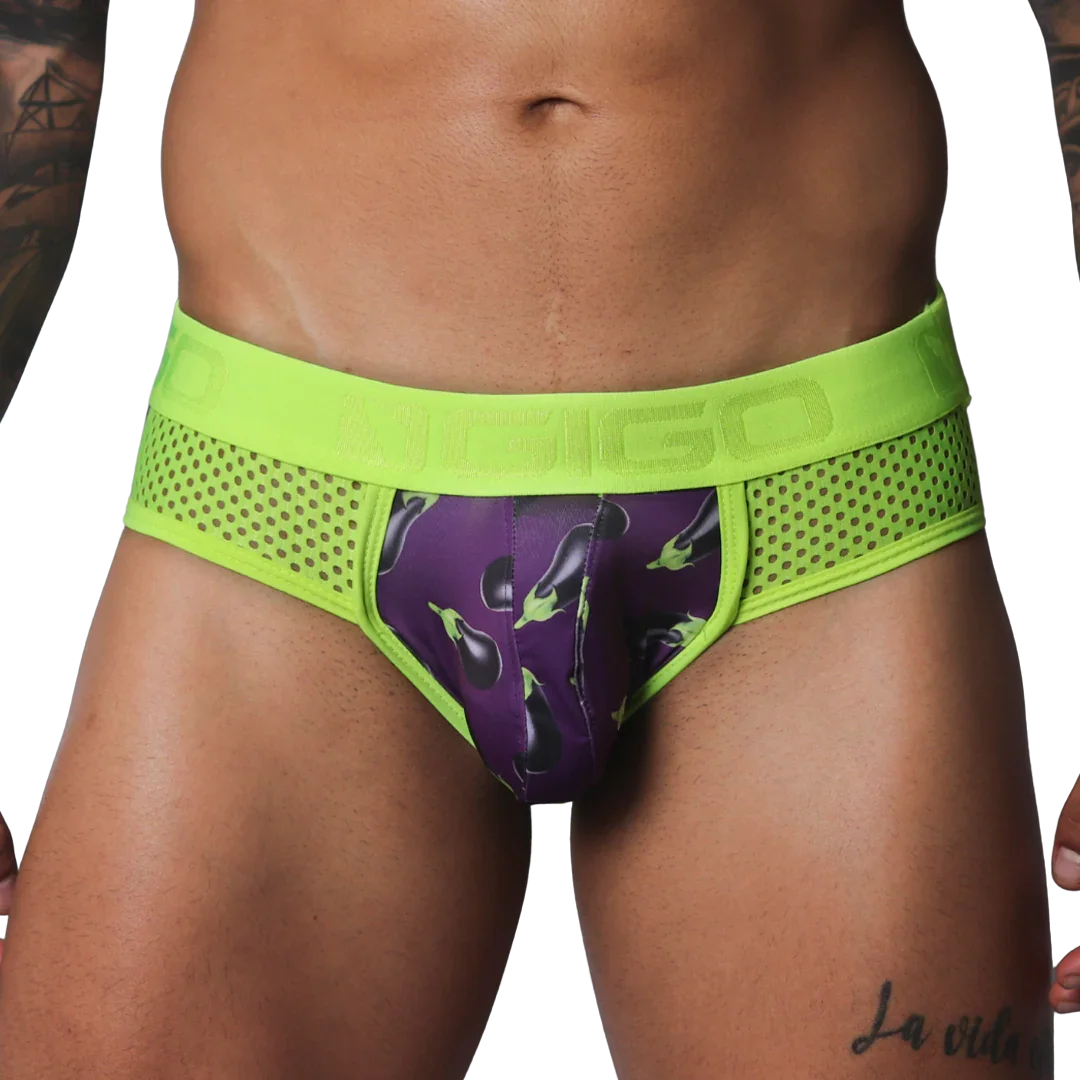 Aubergine Brief by Gigo Underwear