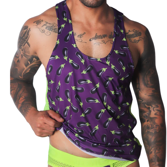 Aubergine Tank by Gigo Underwear