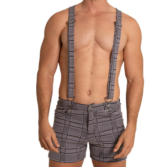 AVENTURER GRAY SQUARE SHORT - Gigo Underwear & MensWear