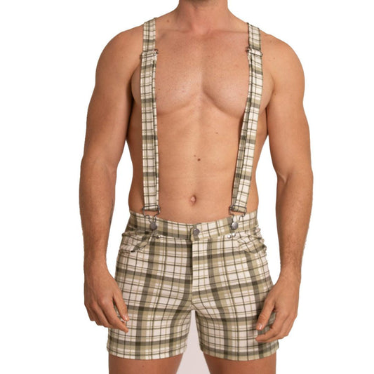 AVENTURER GREEN SQUARE SHORT - Gigo Underwear & MensWear