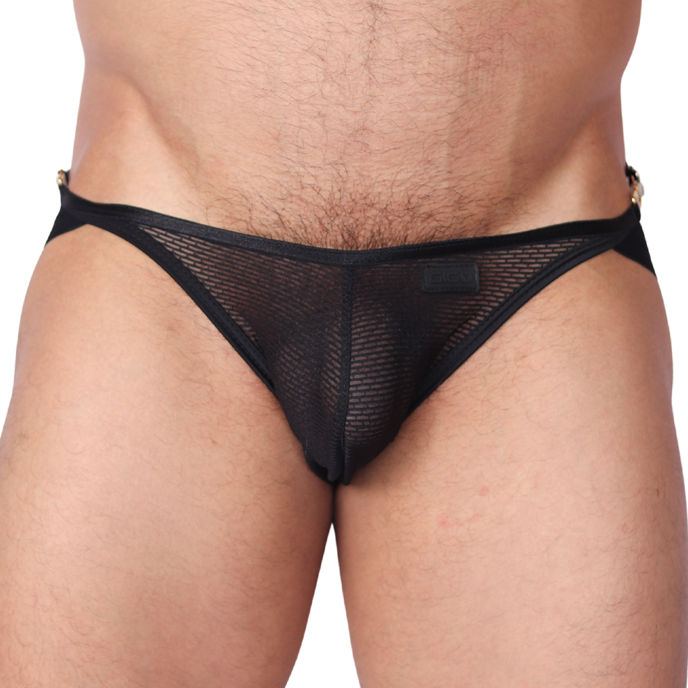Anwar Black Jock Thong by Gigo Underwear