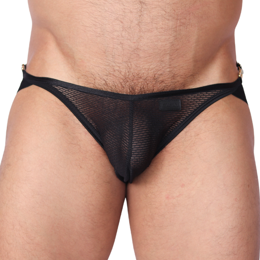 Anwar Black Jock Thong by Gigo Underwear