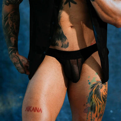 BAHIA BLACK BRIEF - Gigo Underwear & MensWear