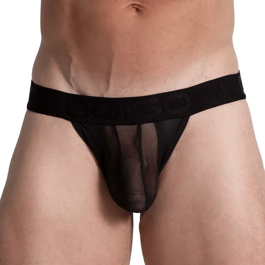 Bahia Black Brief front view by Gigo Underwear