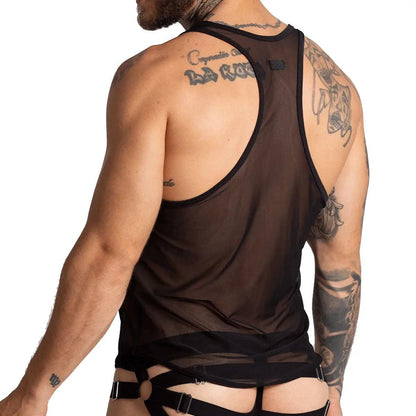 BAHIA BLACK TANK - Gigo Underwear & MensWear