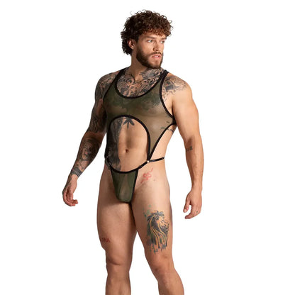 Bahia Green Body back view by Gigo Underwear