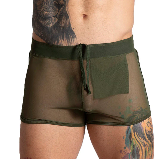 Bahia Green Hotshort by Gigo Underwear