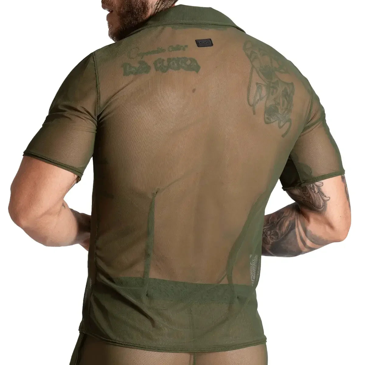 Bahia Green Shirt front view by Gigo Underwear
