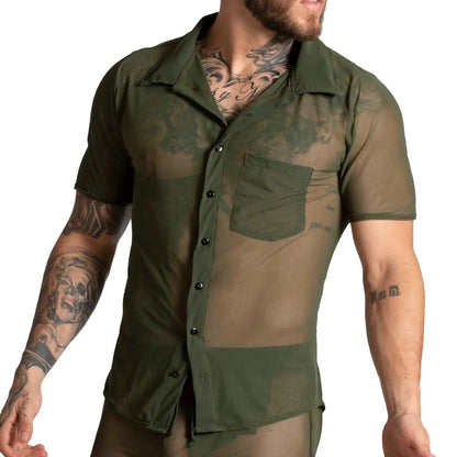 BAHIA GREEN SHIRT - Gigo Underwear & MensWear
