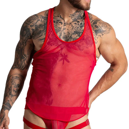 BAHIA RED TANK - Gigo Underwear & MensWear