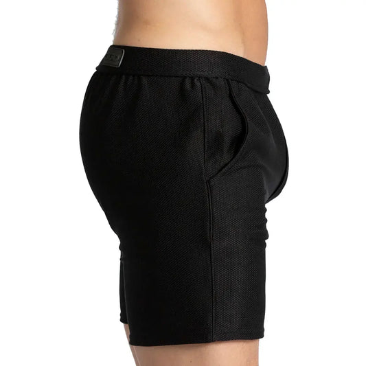 Belucci Black Short front view by Gigo Underwear