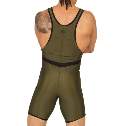 BOXING GREEN BODY - Men's Fetish Bodywear with Sexy Details