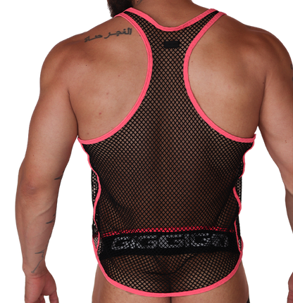 Boox Fuchsia Tank back view by Gigo Underwear