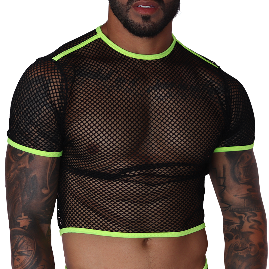 Boox Yellow Crop Top by Gigo Underwear