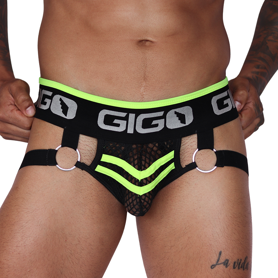 Boox Yellow Jockstrap by Gigo Underwear
