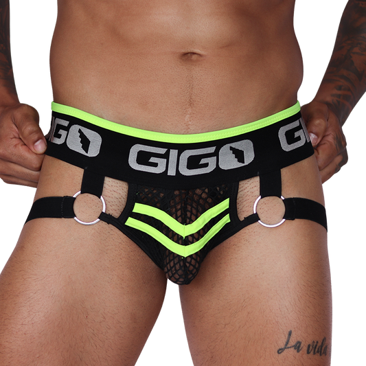 Boox Yellow Jockstrap by Gigo Underwear