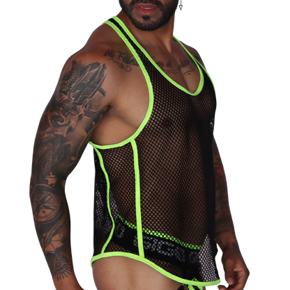 Boox Yellow Tank front view by Gigo Underwear