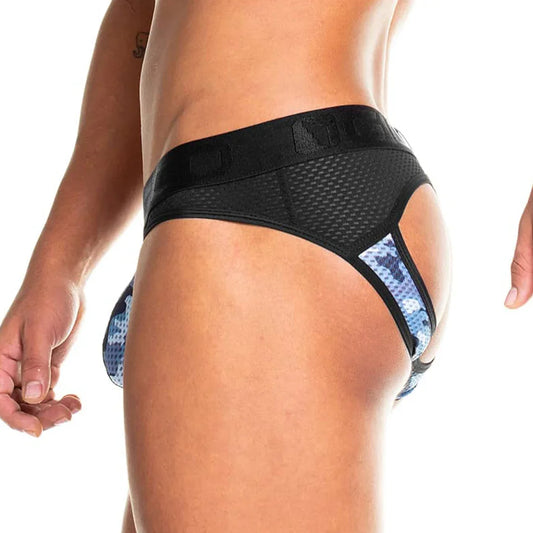 Camo Black Brief Jockstrap by Gigo Underwear
