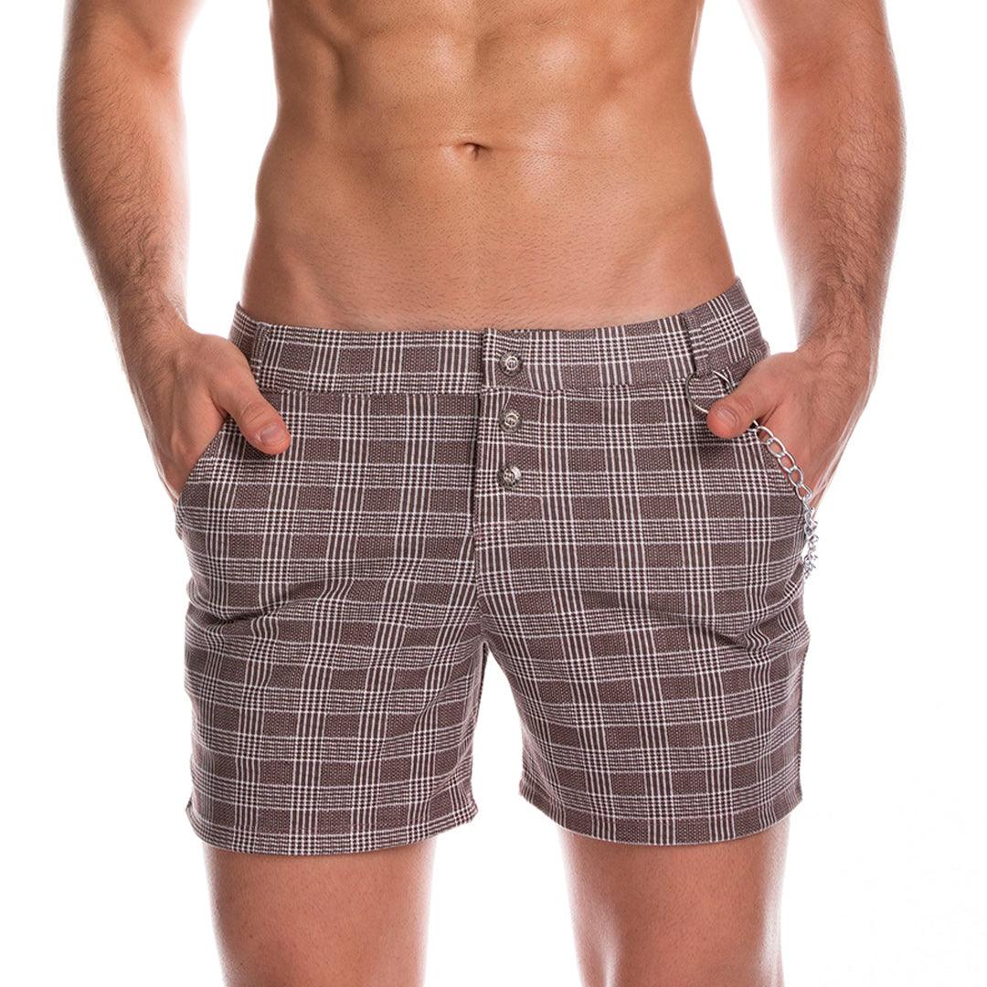 CASUAL BROWN SHORT - Gigo Underwear & MensWear