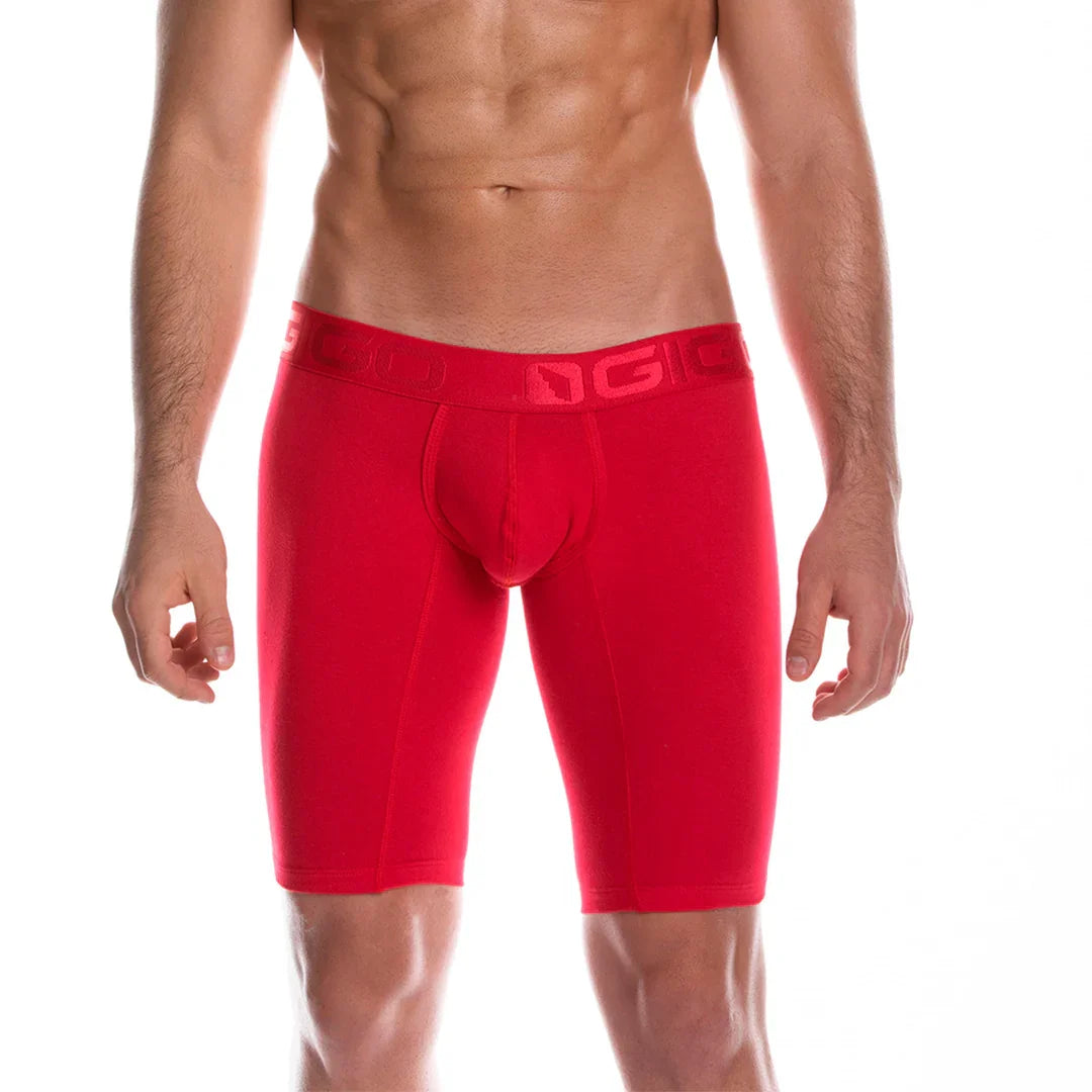 Cautious Red Trunk Long by Gigo Underwear