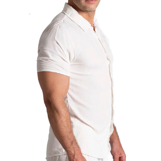 Chalis Beige Shirt front view by Gigo Underwear
