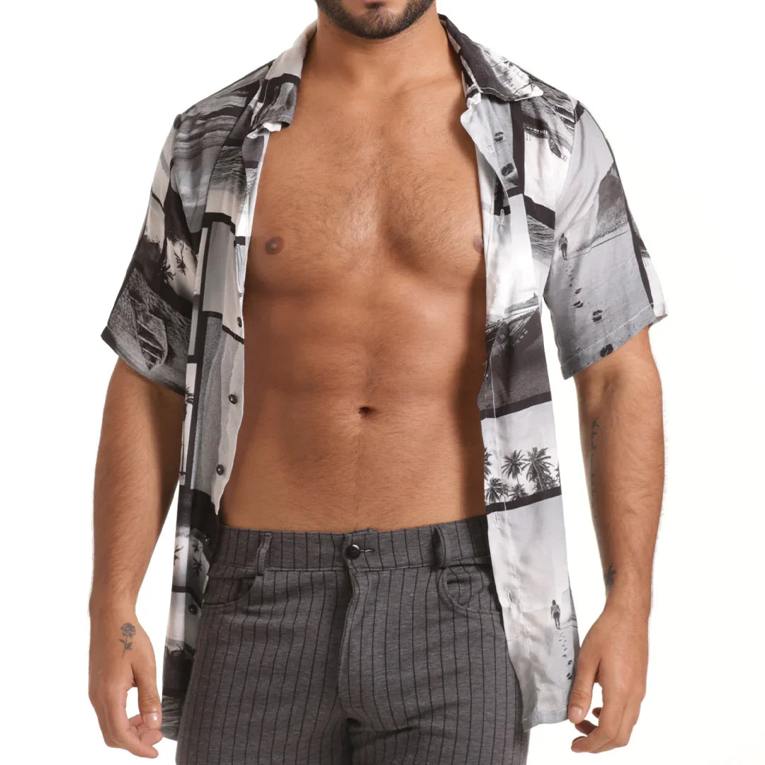 Charles Shirt back view by Gigo Underwear