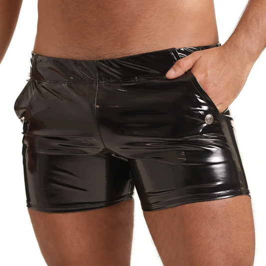 Charol Black Hotshort by Gigo Underwear