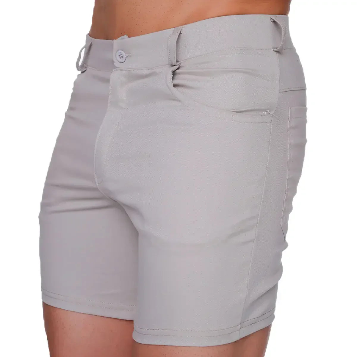 Classic Forever Beige Short back view by Gigo Underwear