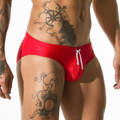 CLASSIC RED SWIM BRIEF - Gigo Underwear & MensWear