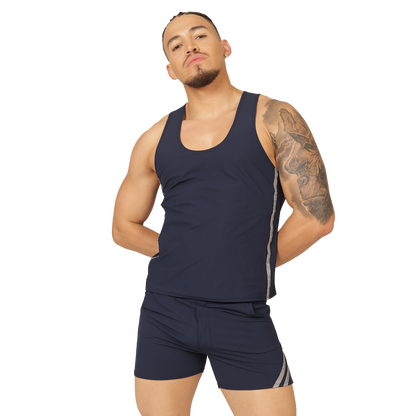 CLUB BLUE TANK - Men's Sports Tank Top in Trendy Colors