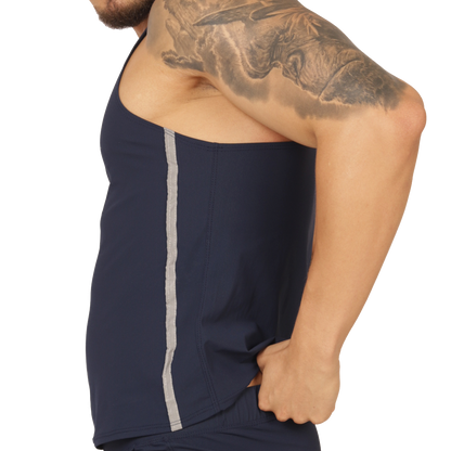 CLUB BLUE TANK - Men's Sports Tank Top in Trendy Colors