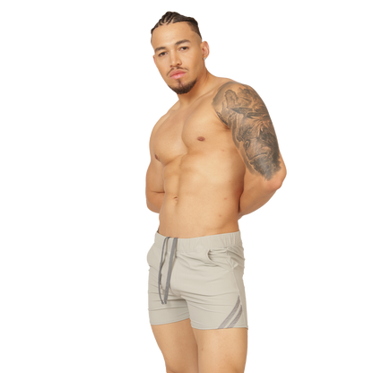 CLUB GRAY SHORT - Men's Sports Tank Top in Trendy Colors