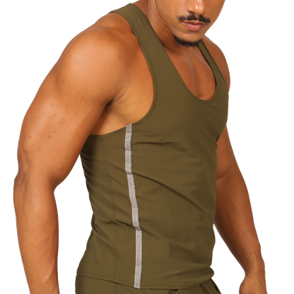 CLUB GREEN TANK - Men's Sports Tank Top in Trendy Colors