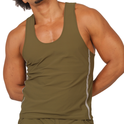 CLUB GREEN TANK - Men's Sports Tank Top in Trendy Colors
