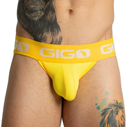 Colors Yellow Jock front view by Gigo Underwear