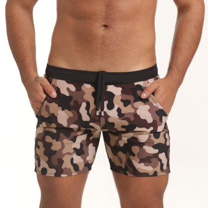 COMBAT BROWN BEACHWEAR - Gigo Underwear & MensWear